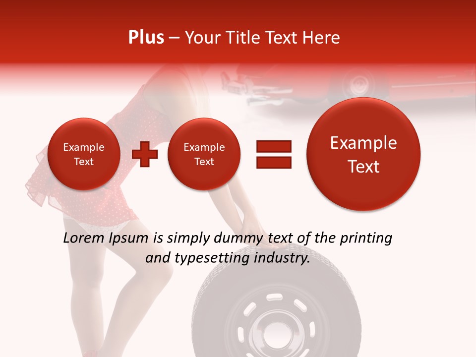 Posing Long Slim PowerPoint Template
