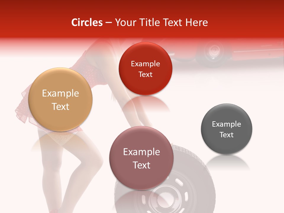 Posing Long Slim PowerPoint Template