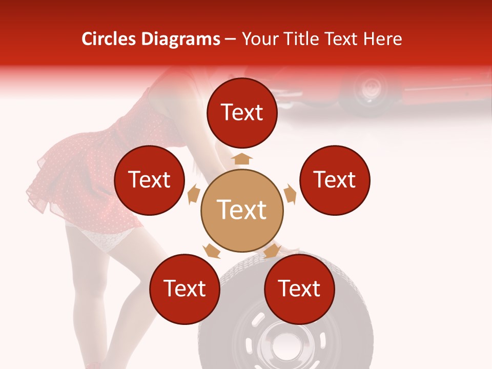 Posing Long Slim PowerPoint Template