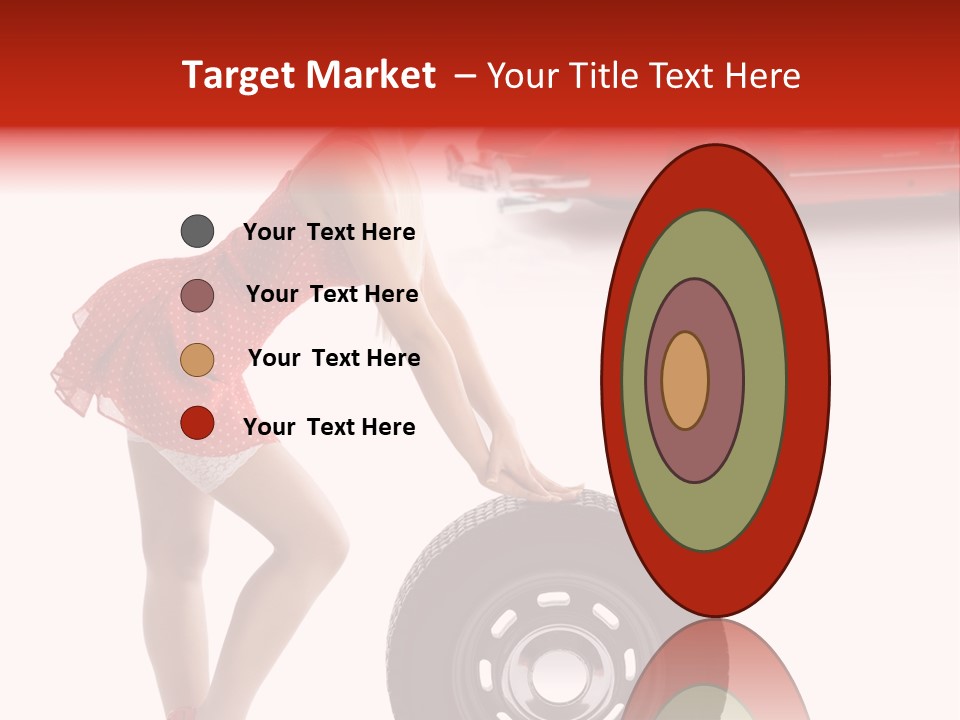 Posing Long Slim PowerPoint Template