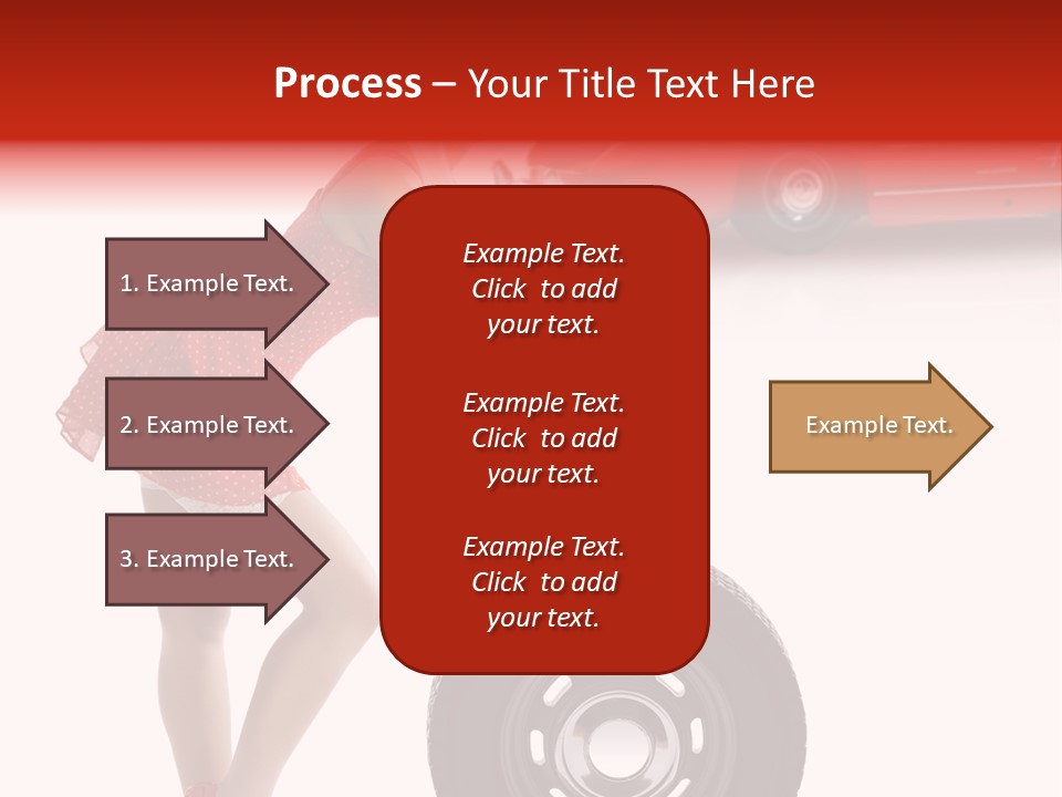 Posing Long Slim PowerPoint Template