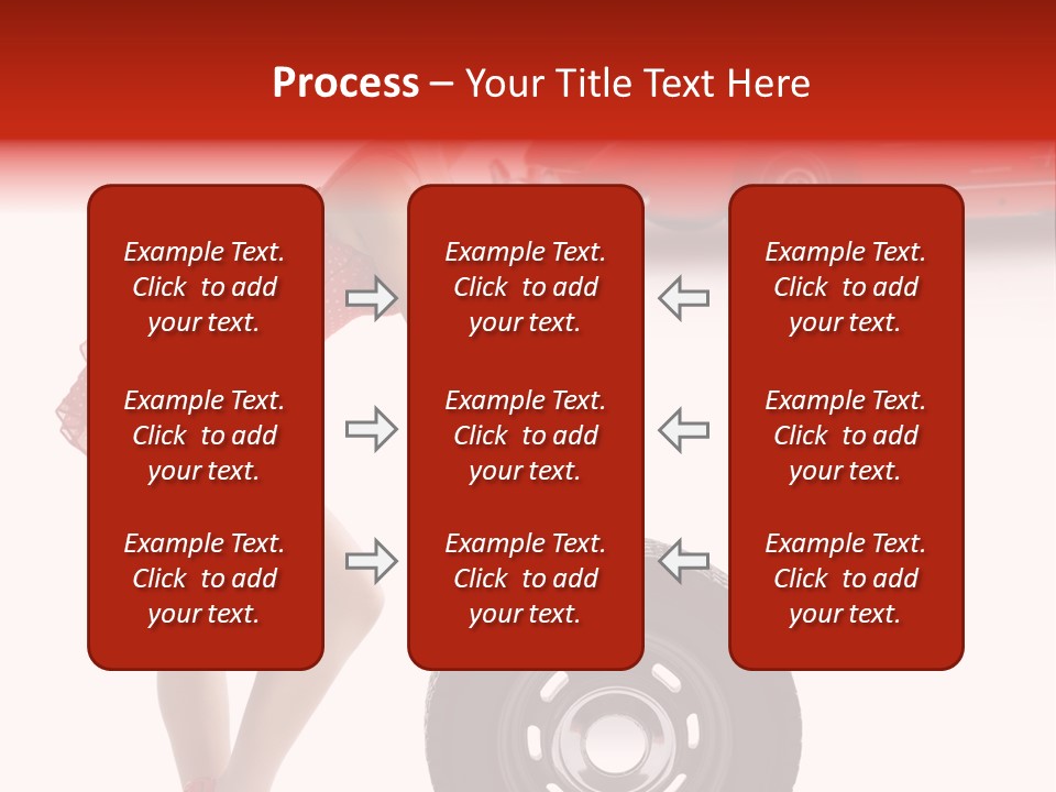 Posing Long Slim PowerPoint Template