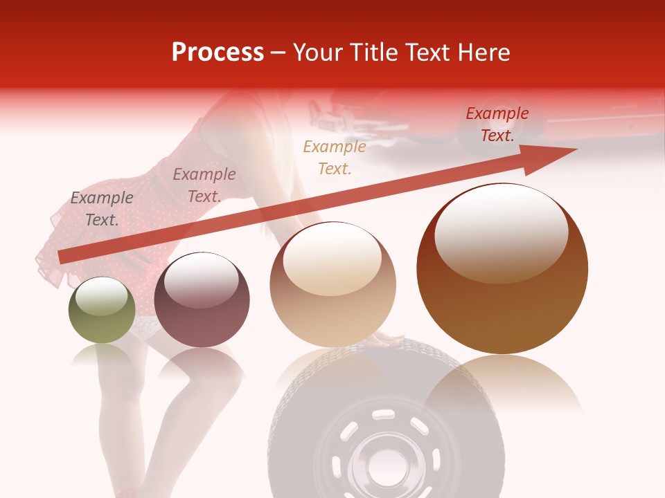 Posing Long Slim PowerPoint Template