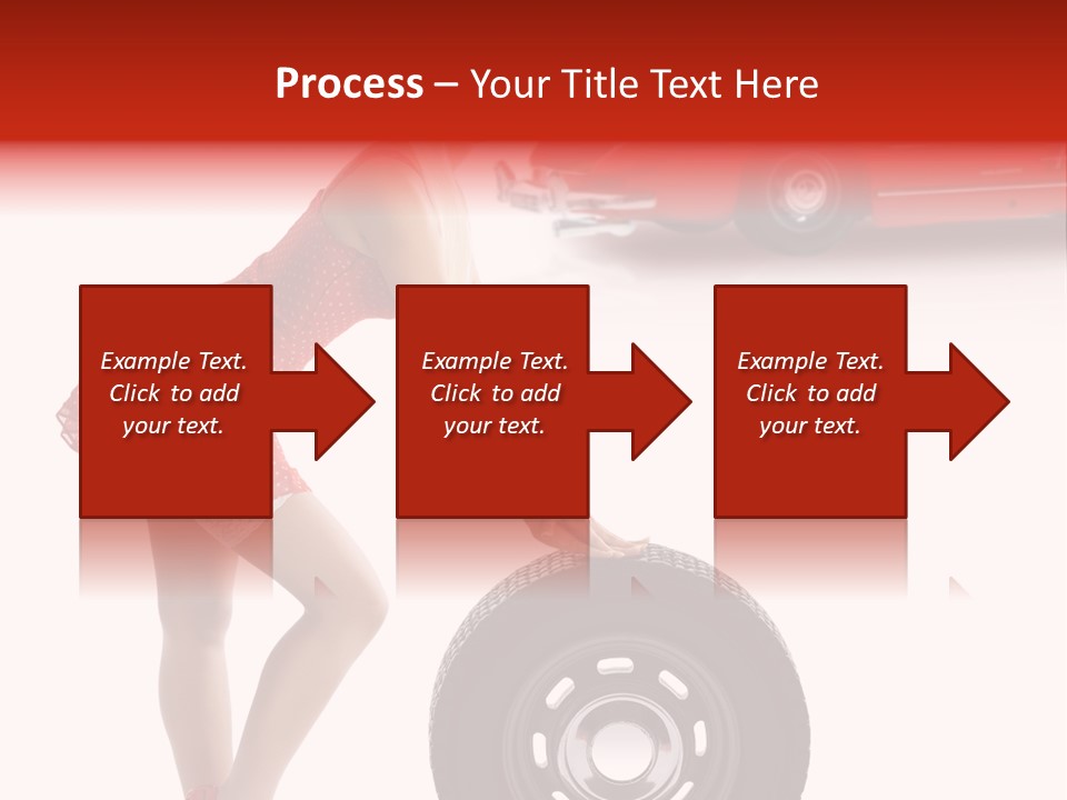 Posing Long Slim PowerPoint Template