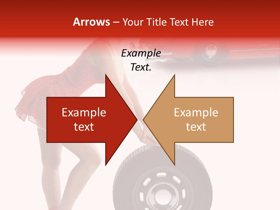 Posing Long Slim PowerPoint Template