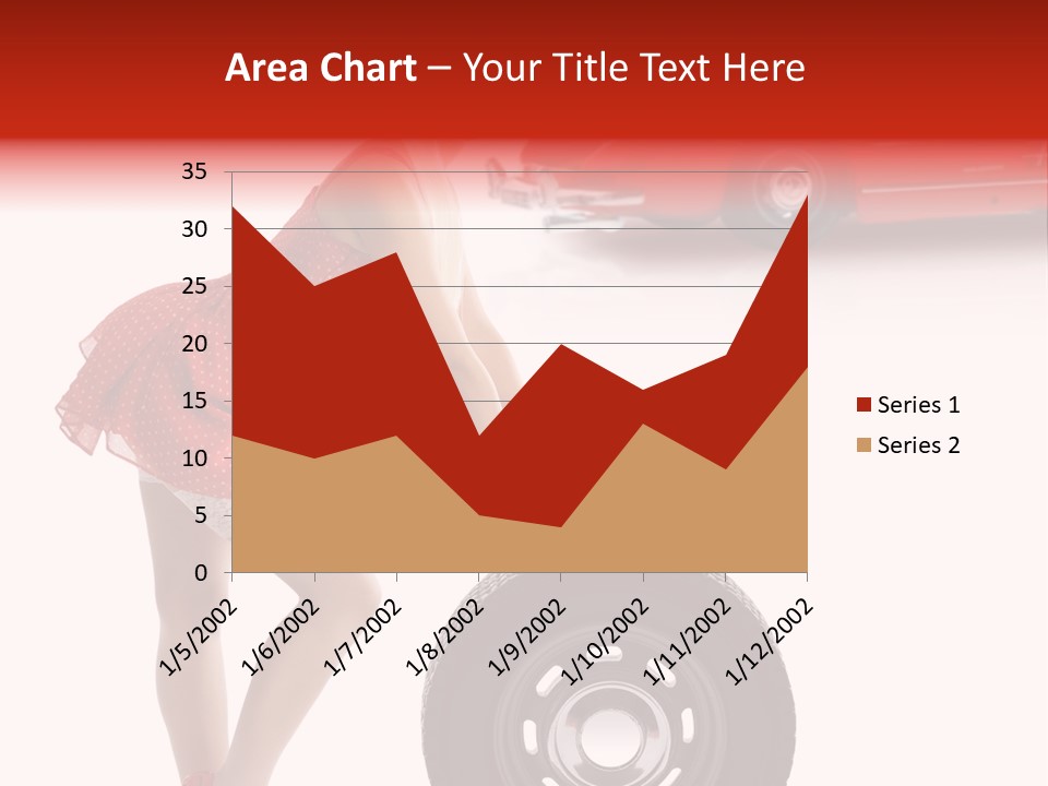 Posing Long Slim PowerPoint Template