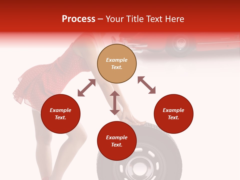 Posing Long Slim PowerPoint Template