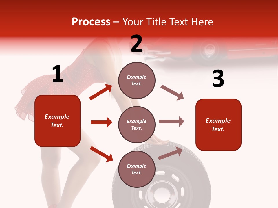 Posing Long Slim PowerPoint Template