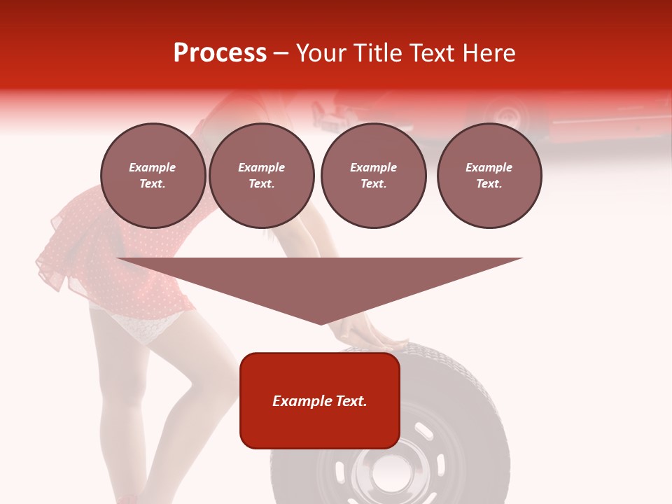 Posing Long Slim PowerPoint Template