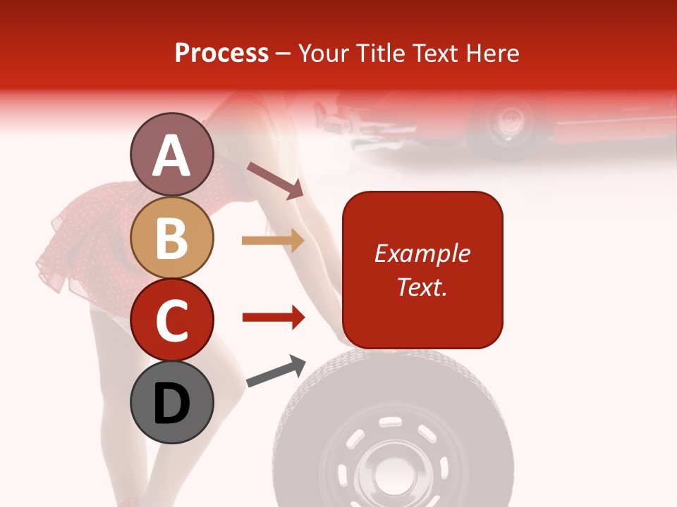 Posing Long Slim PowerPoint Template