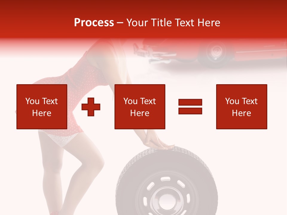 Posing Long Slim PowerPoint Template