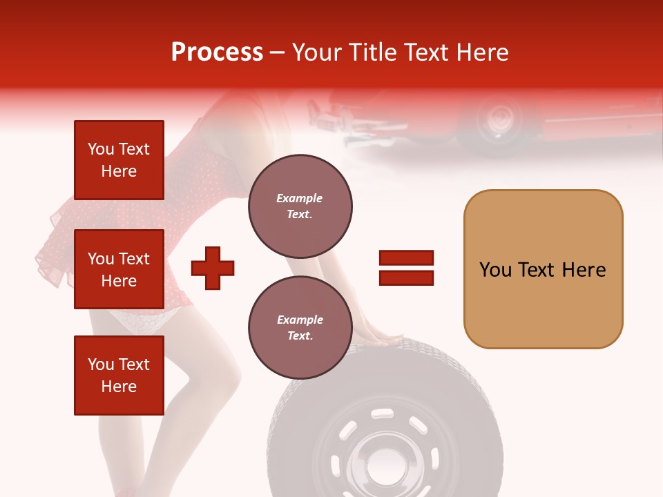 Posing Long Slim PowerPoint Template