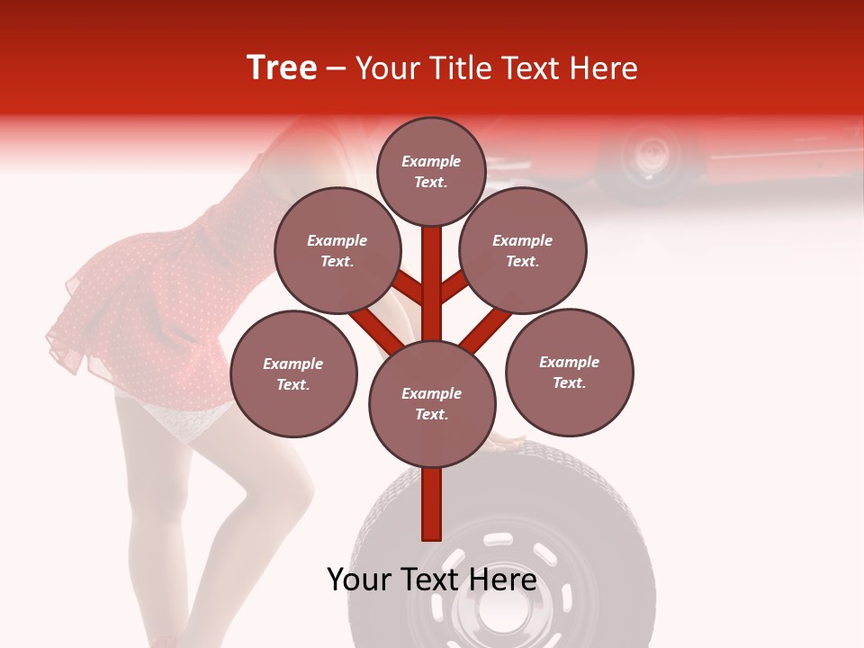 Posing Long Slim PowerPoint Template