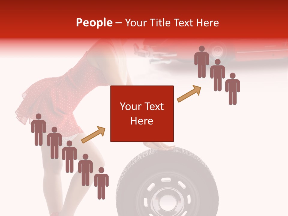 Posing Long Slim PowerPoint Template