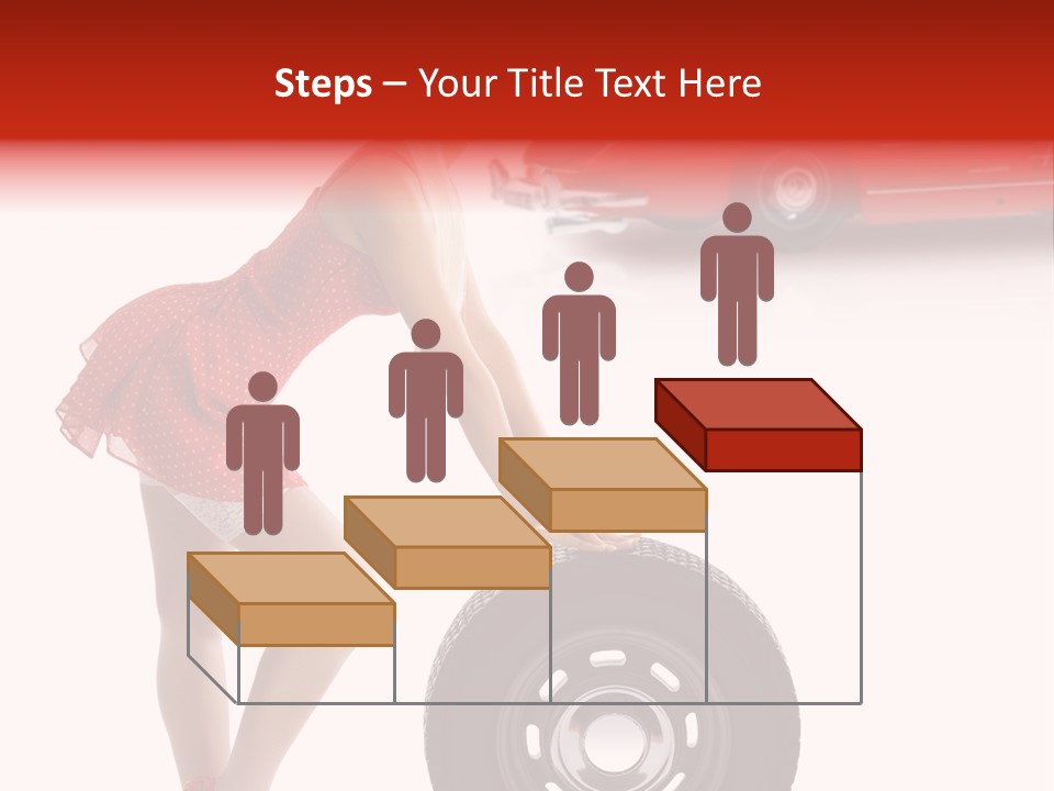 Posing Long Slim PowerPoint Template