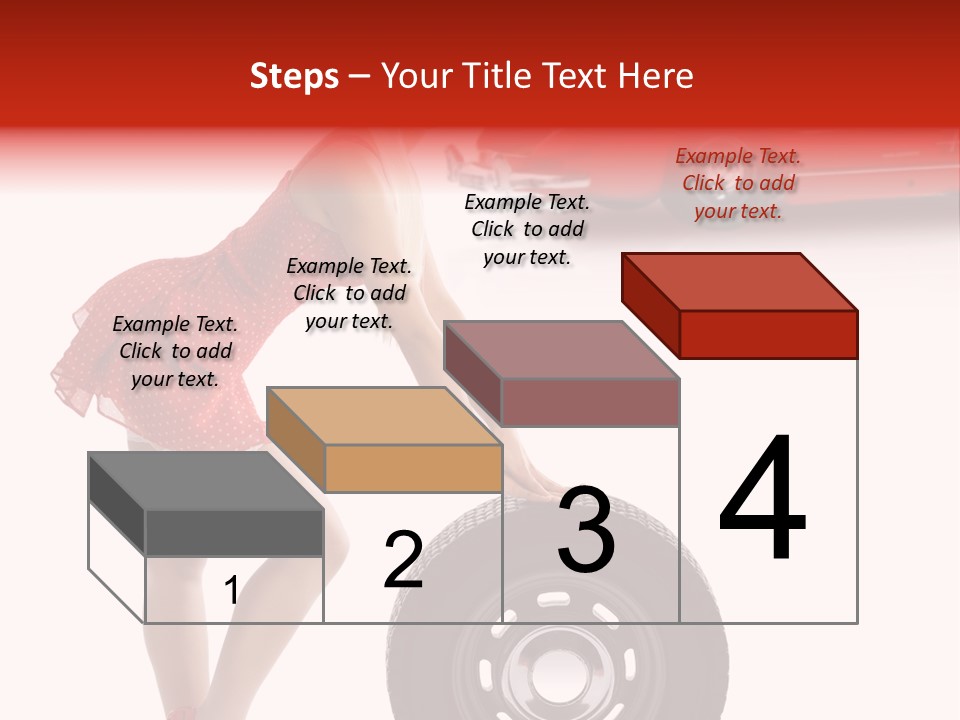 Posing Long Slim PowerPoint Template