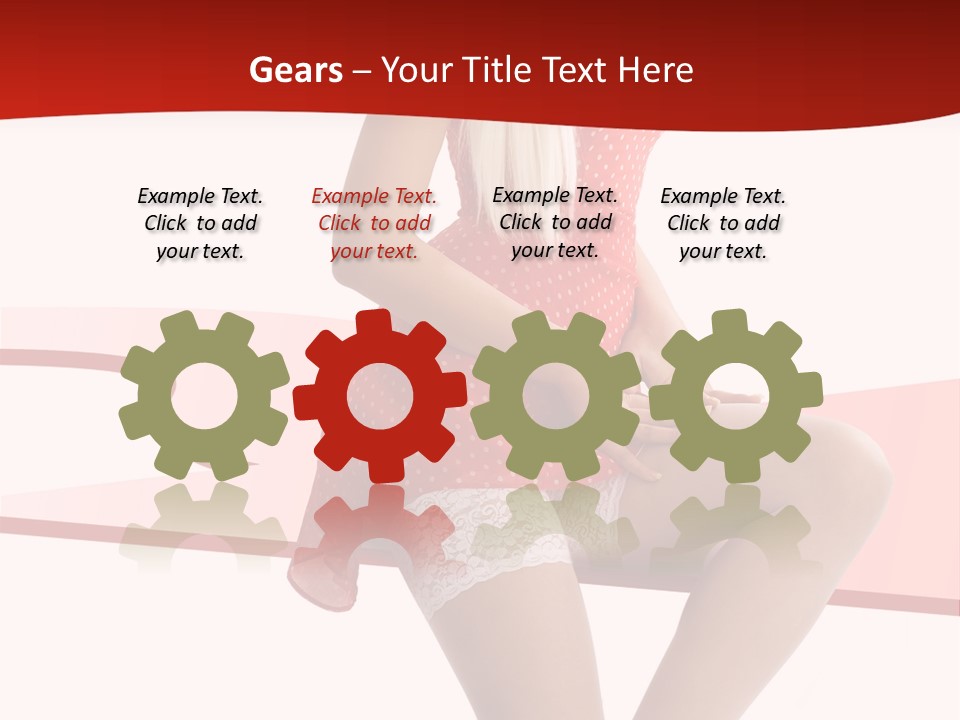 Nylons Attractive Fit PowerPoint Template