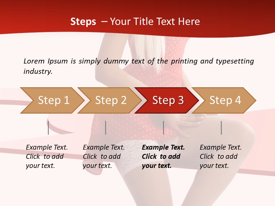 Nylons Attractive Fit PowerPoint Template