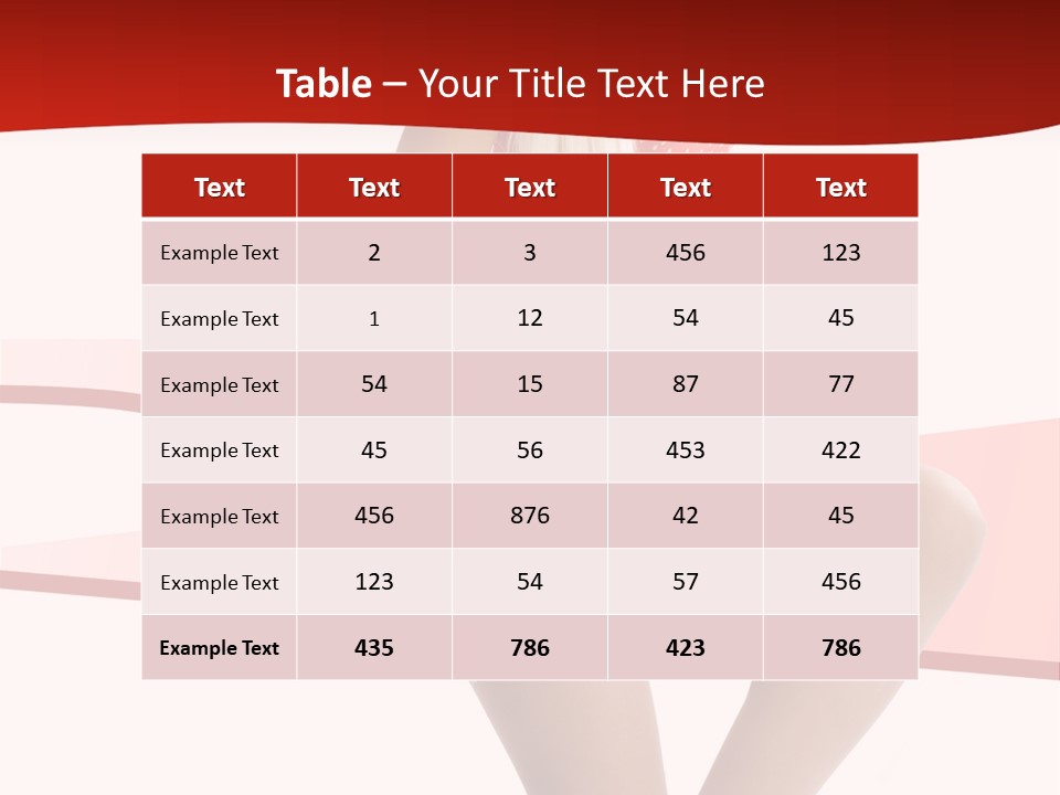 Nylons Attractive Fit PowerPoint Template