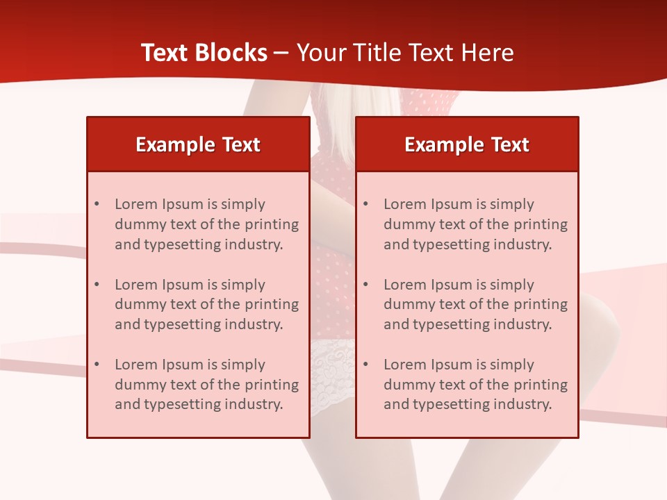 Nylons Attractive Fit PowerPoint Template