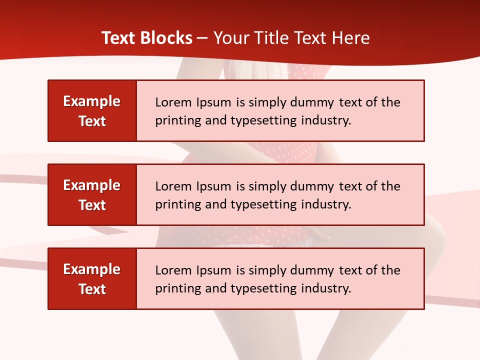 Nylons Attractive Fit PowerPoint Template