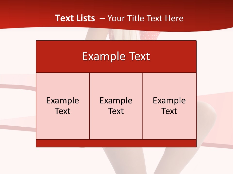 Nylons Attractive Fit PowerPoint Template