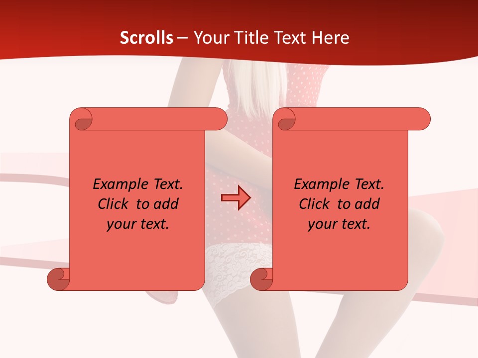 Nylons Attractive Fit PowerPoint Template