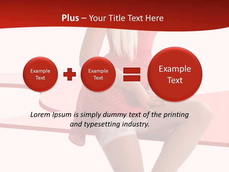 Nylons Attractive Fit PowerPoint Template