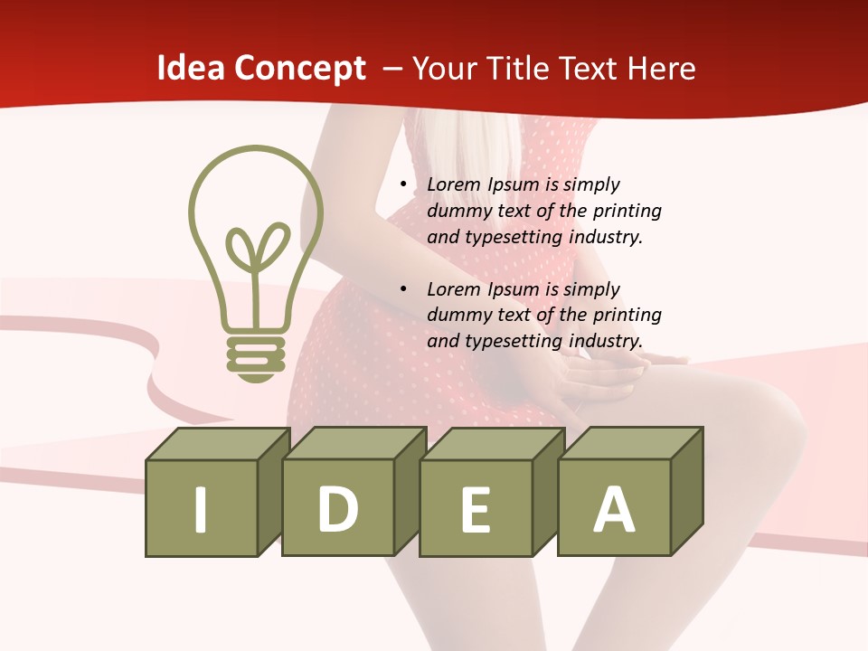 Nylons Attractive Fit PowerPoint Template