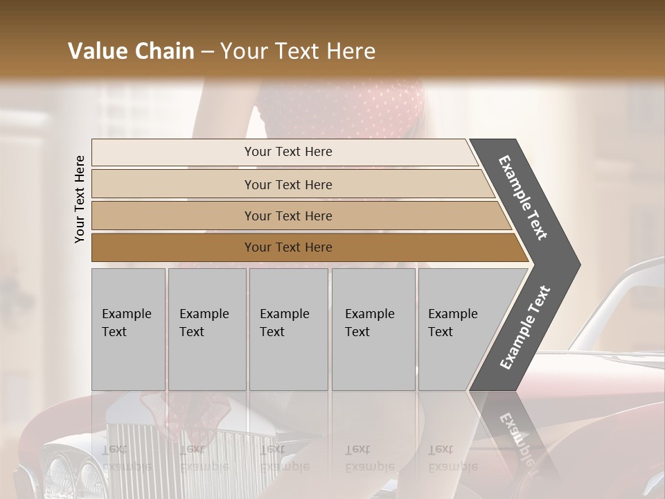 Color Underwear Pinup PowerPoint Template