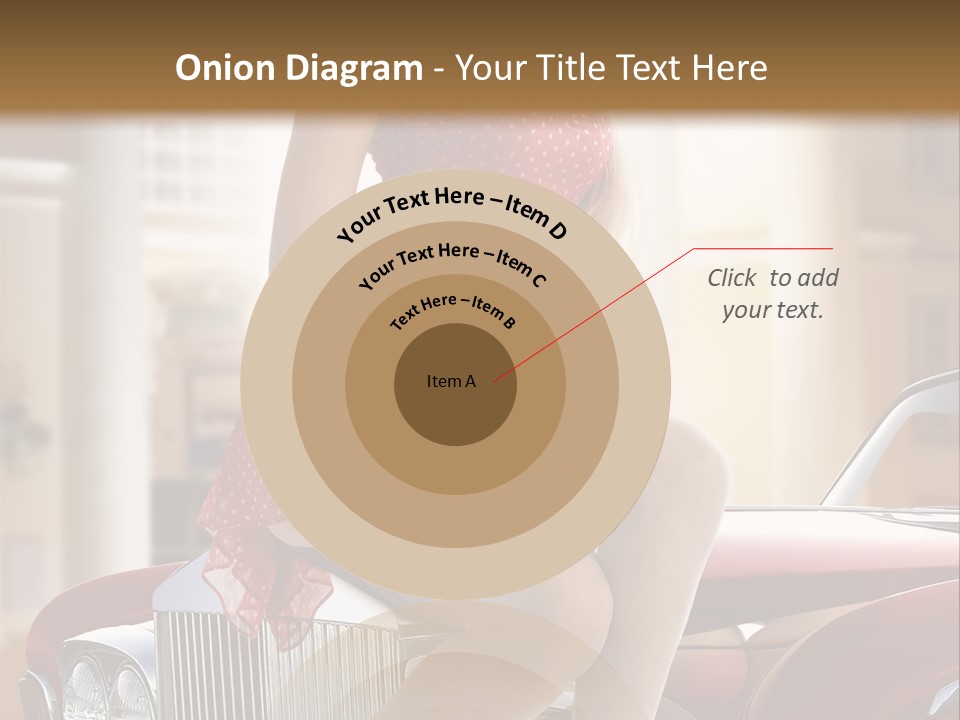 Color Underwear Pinup PowerPoint Template