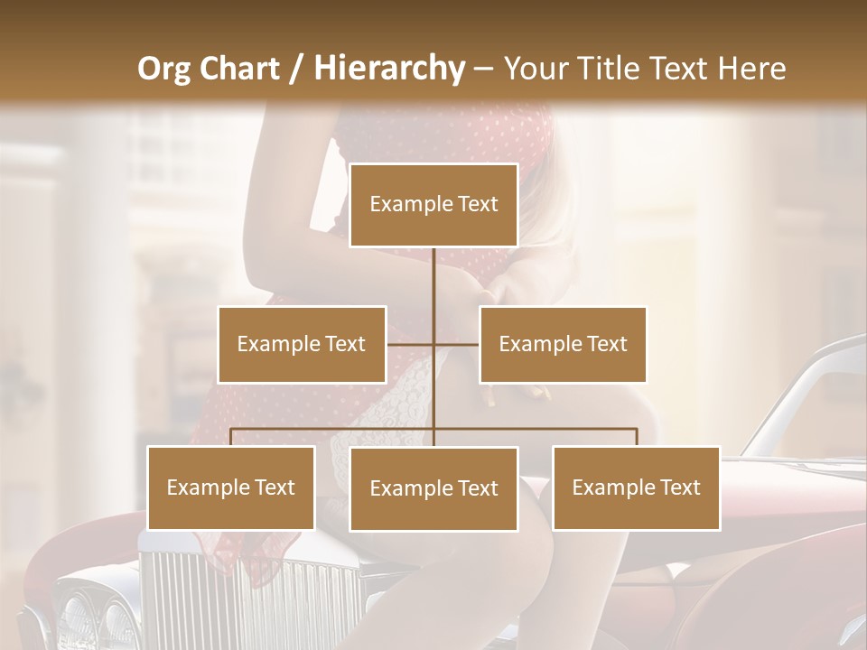 Color Underwear Pinup PowerPoint Template