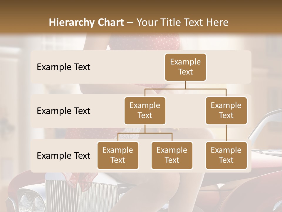 Color Underwear Pinup PowerPoint Template