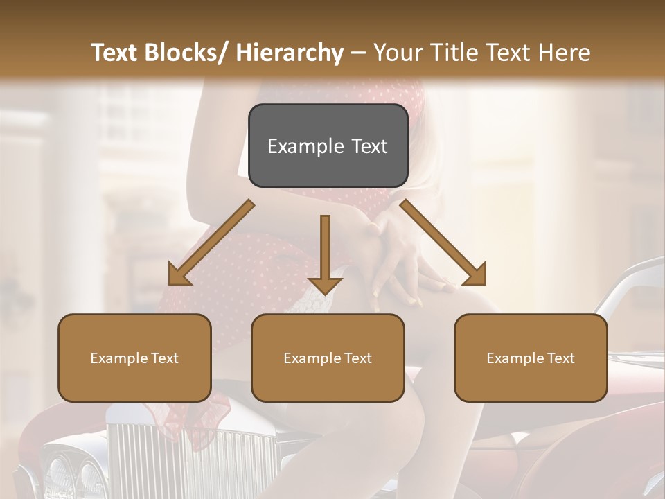 Color Underwear Pinup PowerPoint Template