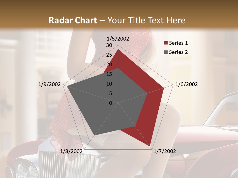 Color Underwear Pinup PowerPoint Template