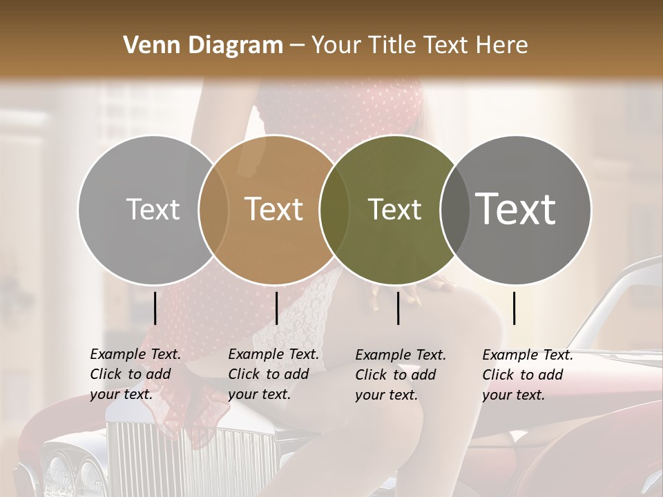 Color Underwear Pinup PowerPoint Template