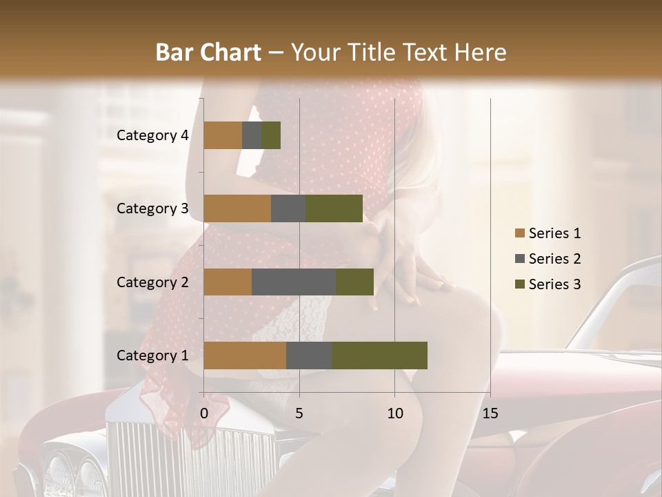 Color Underwear Pinup PowerPoint Template