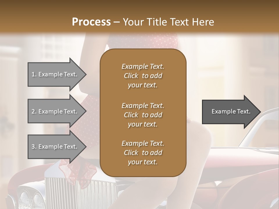 Color Underwear Pinup PowerPoint Template