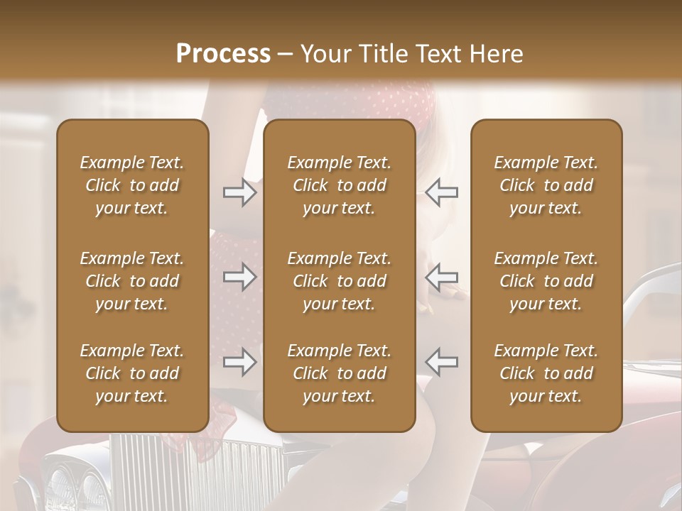 Color Underwear Pinup PowerPoint Template