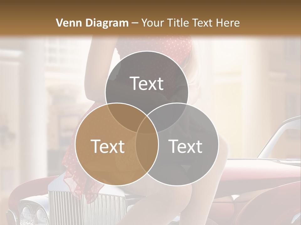 Color Underwear Pinup PowerPoint Template