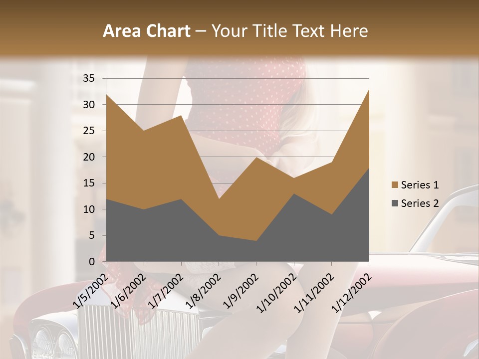 Color Underwear Pinup PowerPoint Template
