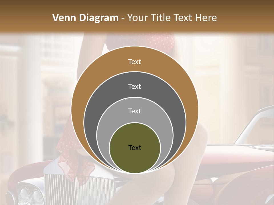 Color Underwear Pinup PowerPoint Template