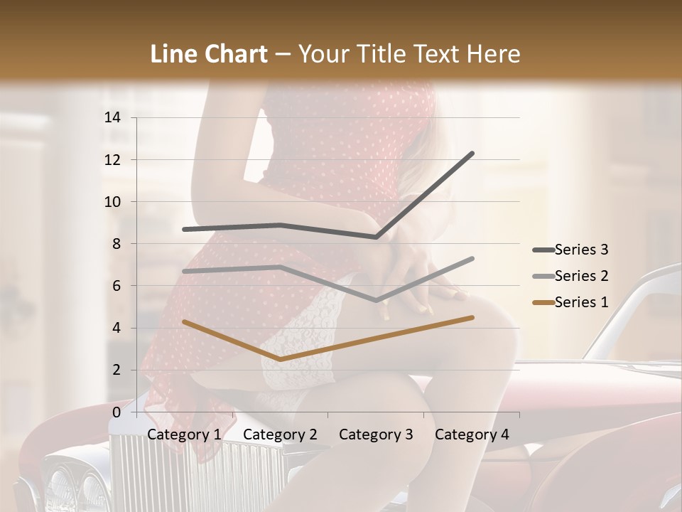 Color Underwear Pinup PowerPoint Template