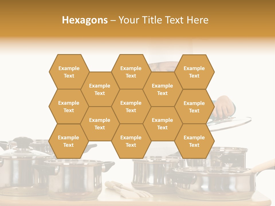 Wooden Girl Apron PowerPoint Template