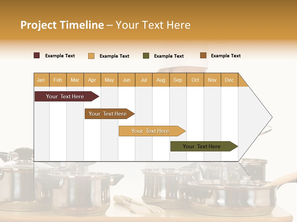 Wooden Girl Apron PowerPoint Template