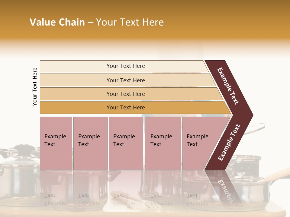 Wooden Girl Apron PowerPoint Template