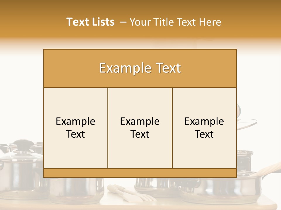 Wooden Girl Apron PowerPoint Template