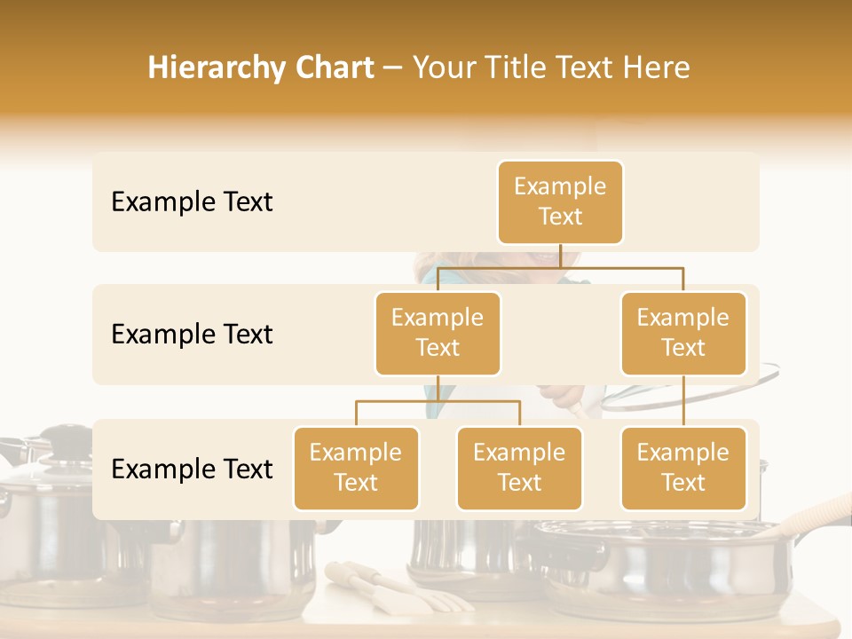 Wooden Girl Apron PowerPoint Template