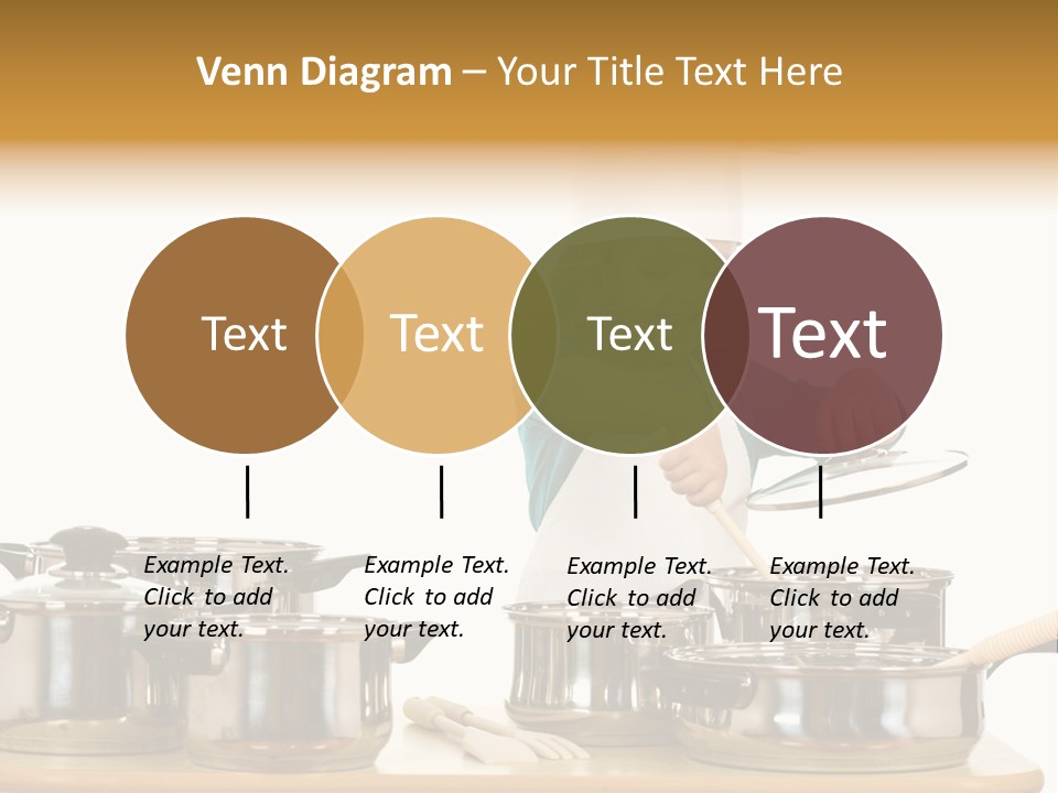 Wooden Girl Apron PowerPoint Template