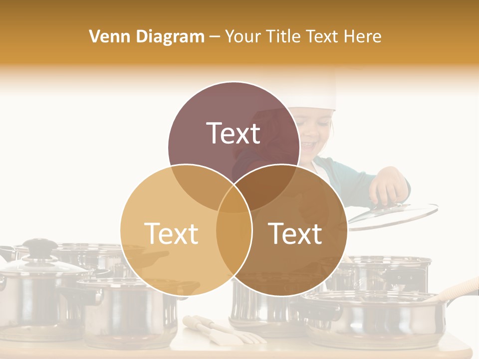 Wooden Girl Apron PowerPoint Template